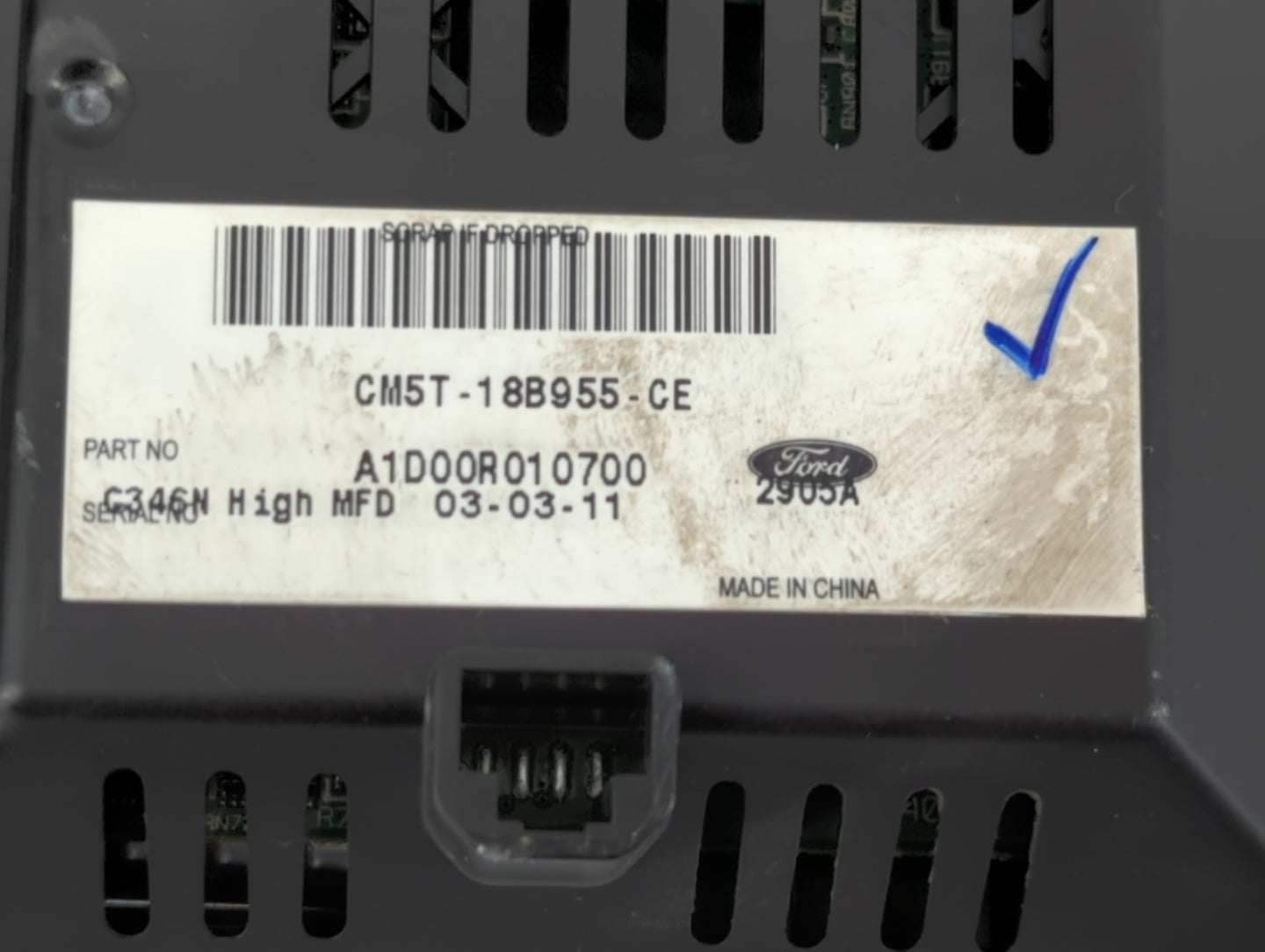 2012-2012 Ford Focus Information Display Screen - Oemusedautoparts1.com