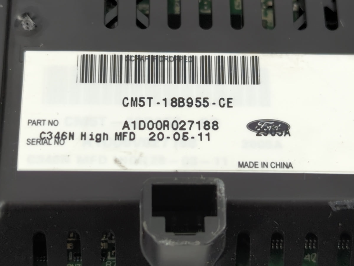 2012 Ford Focus Information Radio Display Screen 1228947 - Oemusedautoparts1.com