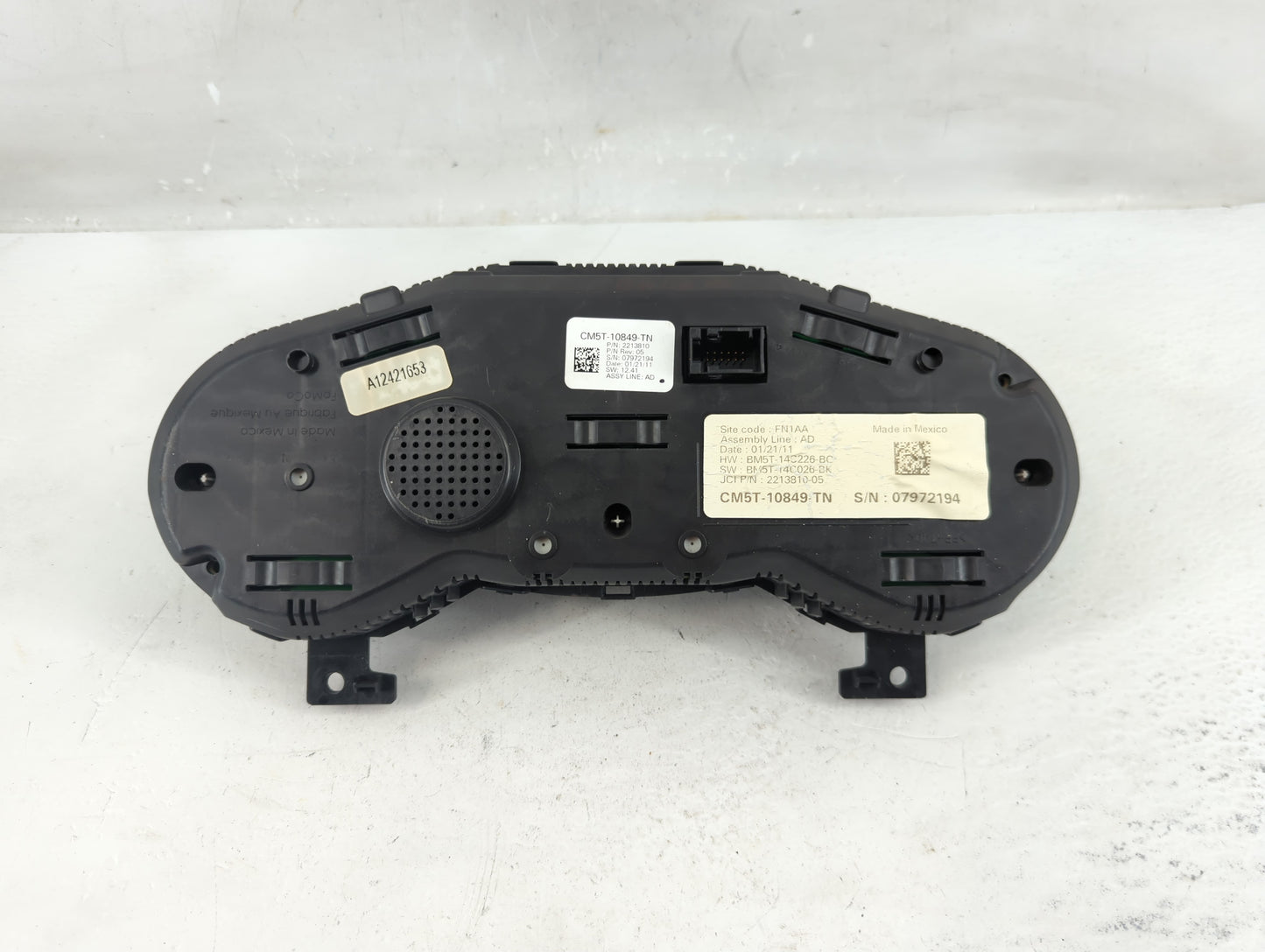 2012 Ford Focus Instrument Cluster Speedometer Gauges P/N:CM5T-10849-TN Fits OEM Used Auto Parts - Oemusedautoparts1.com