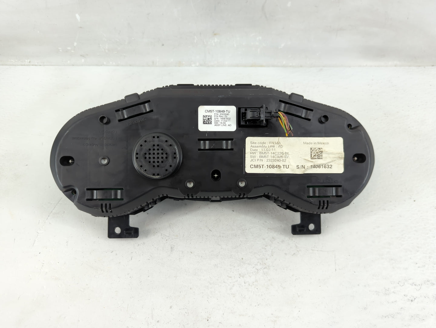 2012 Ford Focus Instrument Cluster Speedometer Gauges P/N:CM5T-10849-TU Fits OEM Used Auto Parts - Oemusedautoparts1.com