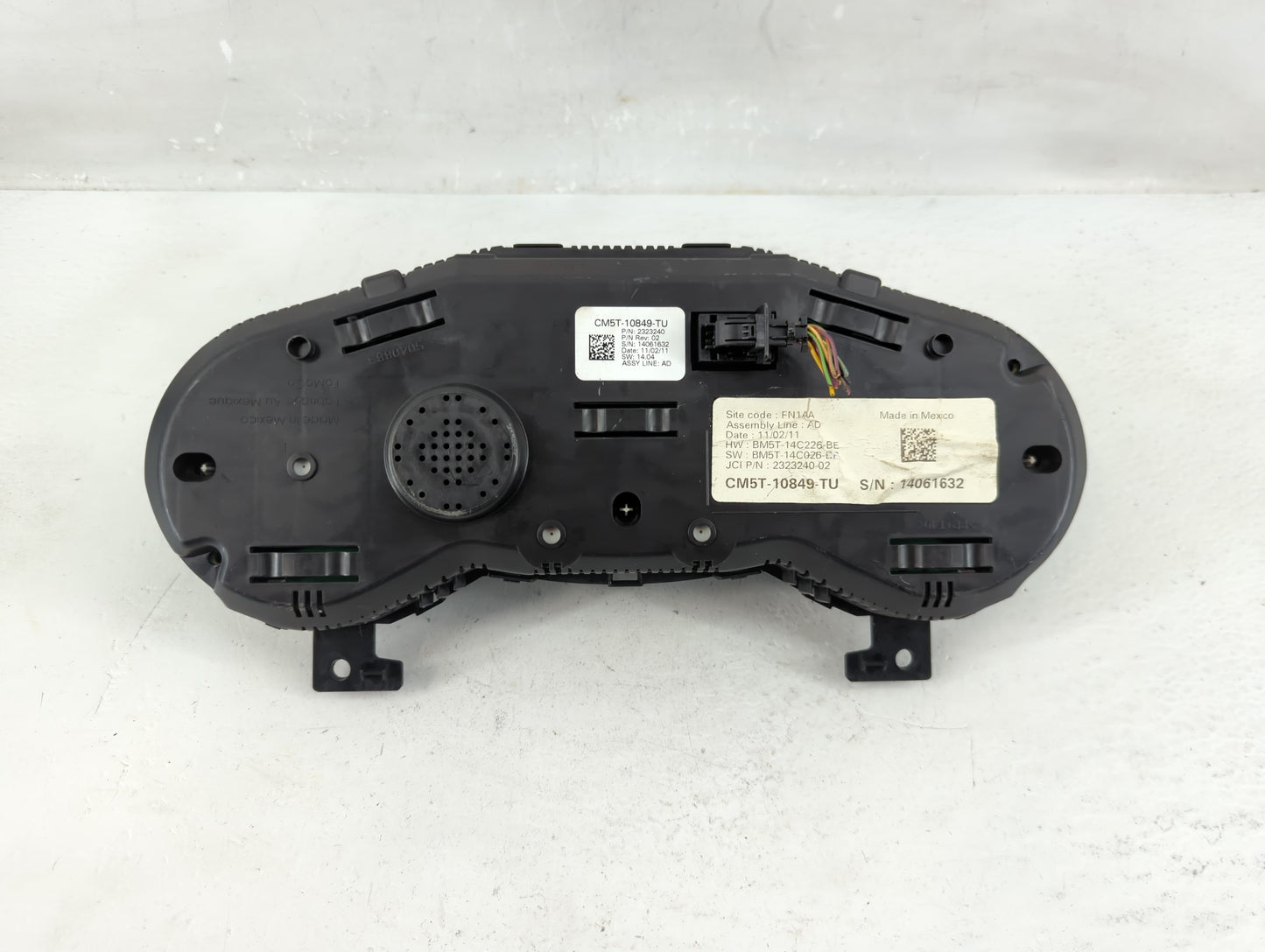 2012 Ford Focus Instrument Cluster Speedometer Gauges P/N:CM5T-10849-TU Fits OEM Used Auto Parts - Oemusedautoparts1.com