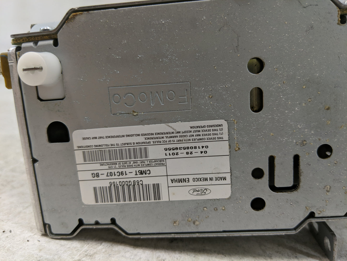 2012-2013 Ford Focus Radio AM FM Cd Player Receiver Replacement P/N:CM5T-19C107-BG Fits Fits 2012 2013 OEM Used Auto Parts -