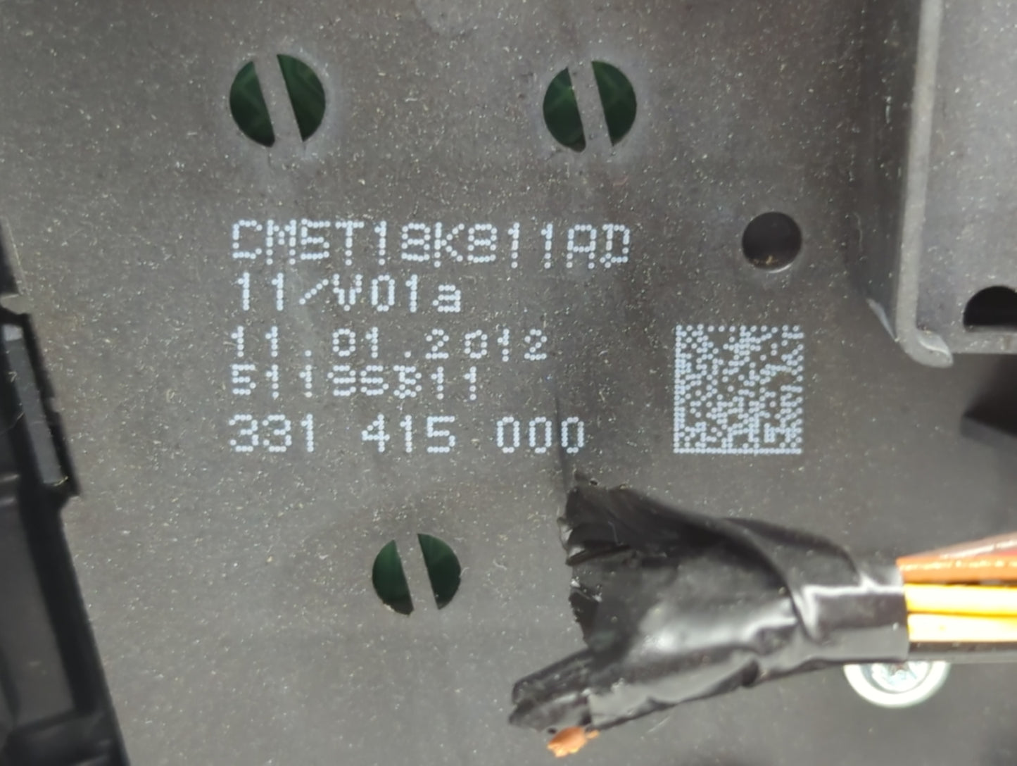 2012-2013 Ford Focus Radio Control Panel - Oemusedautoparts1.com