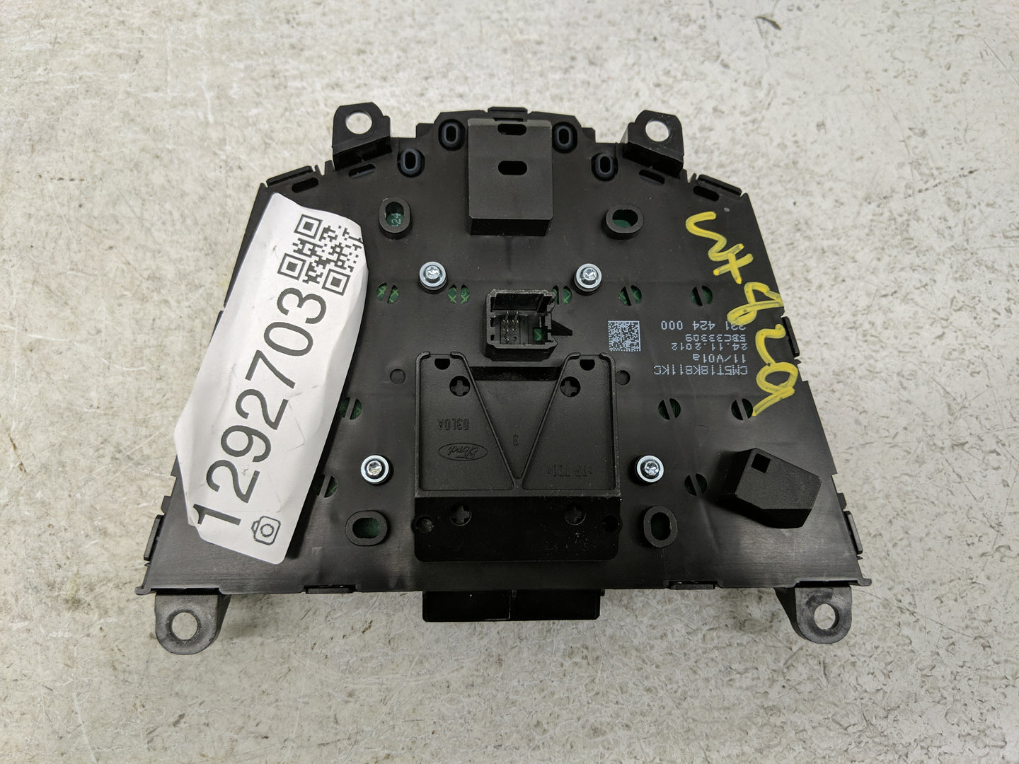 2012-2013 Ford Focus Radio Control Panel - Oemusedautoparts1.com