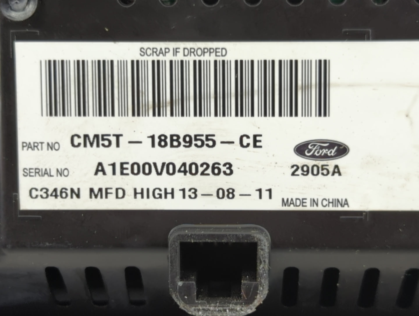 2012-2012 Ford Focus Information Display Screen - Oemusedautoparts1.com