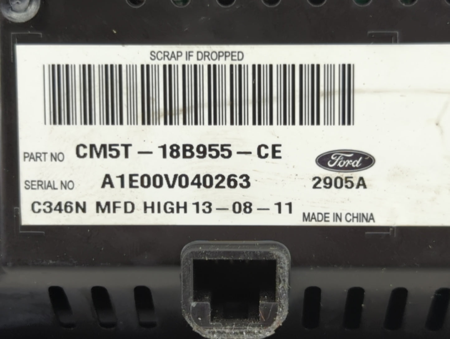 2012-2012 Ford Focus Information Display Screen - Oemusedautoparts1.com