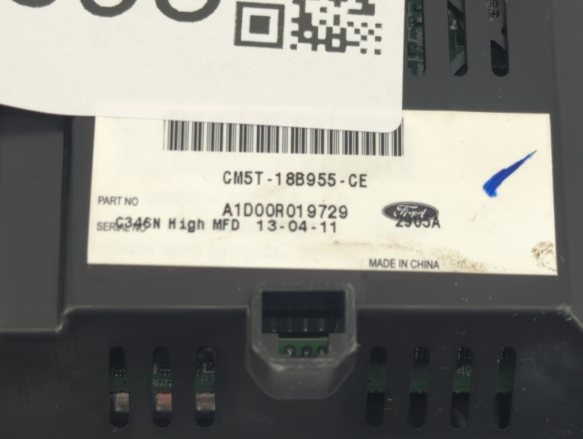 2012-2012 Ford Focus Information Radio Display Screen 1293595 - Oemusedautoparts1.com