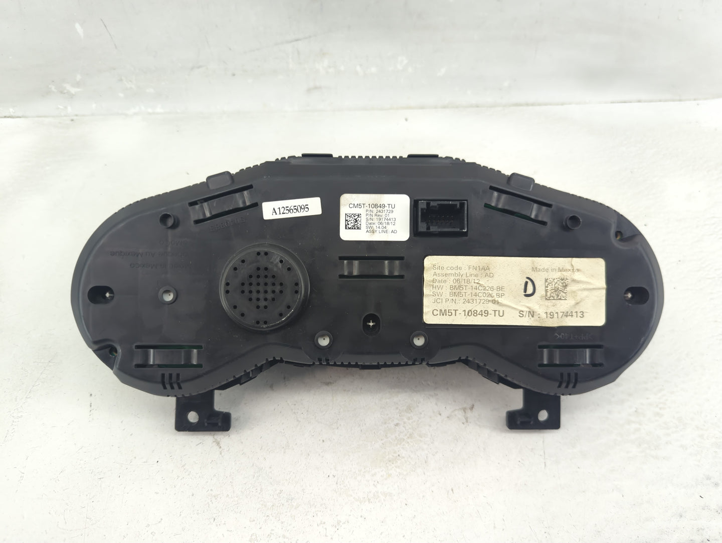 2012 Ford Focus Instrument Cluster Speedometer Gauges P/N:CM5T-10849-TU Fits OEM Used Auto Parts - Oemusedautoparts1.com