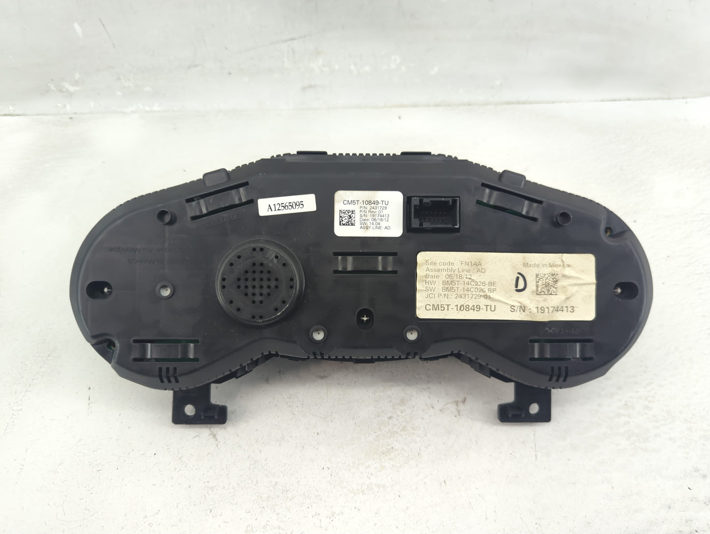 2012 Ford Focus Instrument Cluster Speedometer Gauges P/N:CM5T-10849-TU Fits OEM Used Auto Parts - Oemusedautoparts1.com