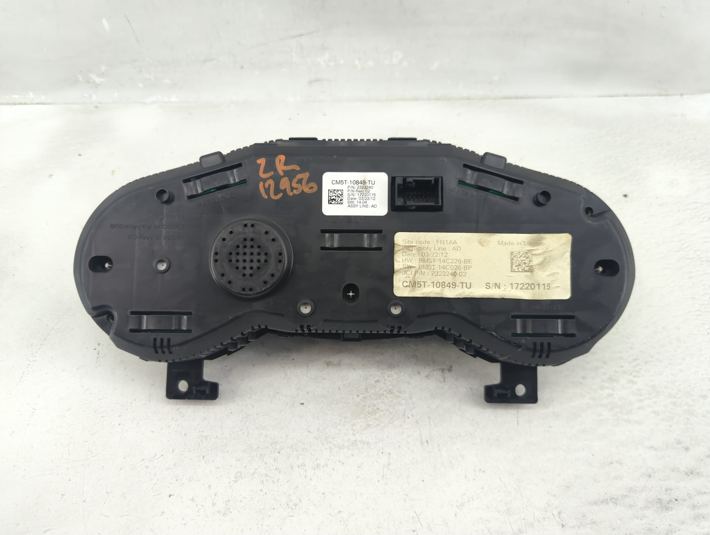2012 Ford Focus Instrument Cluster Speedometer Gauges P/N:CM5T-10849-TU Fits OEM Used Auto Parts - Oemusedautoparts1.com