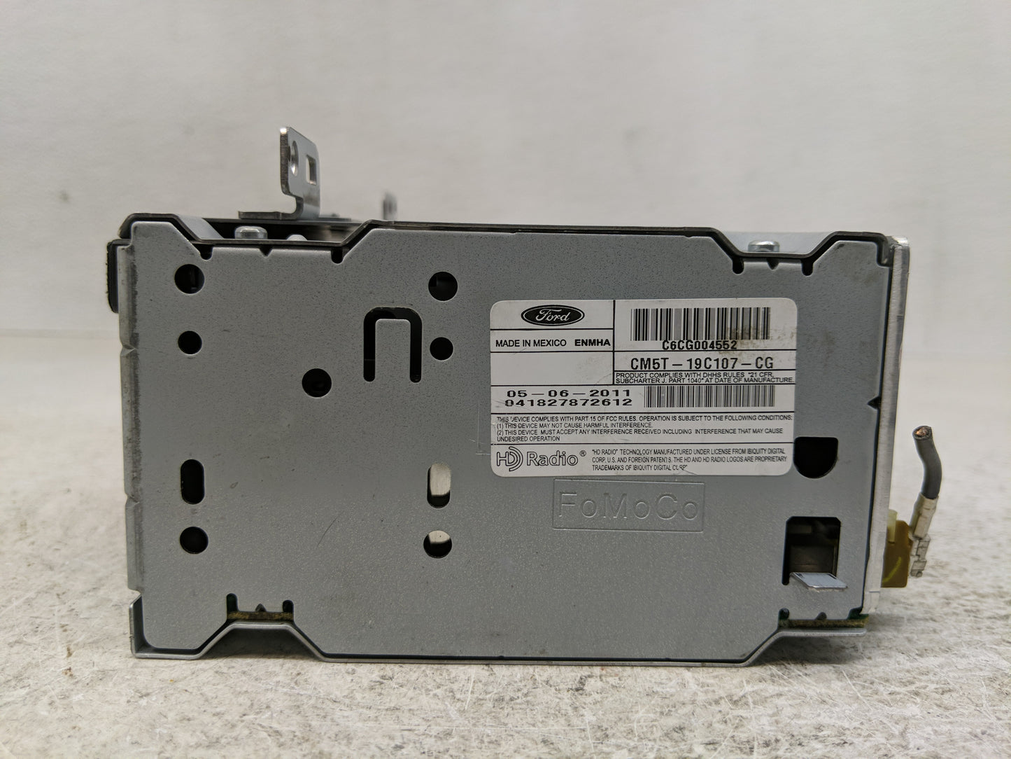 2012 Ford Focus Radio AM FM Cd Player Receiver Replacement P/N:CM5T-19C107-CG Fits OEM Used Auto Parts - Oemusedautoparts1.c
