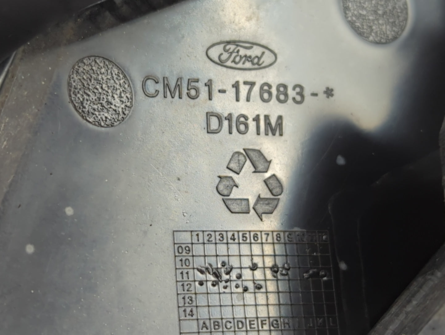 2012-2014 Ford Focus Passenger Side View Mirror - Right Door Mirror OEM Used - Oemusedautoparts1.com