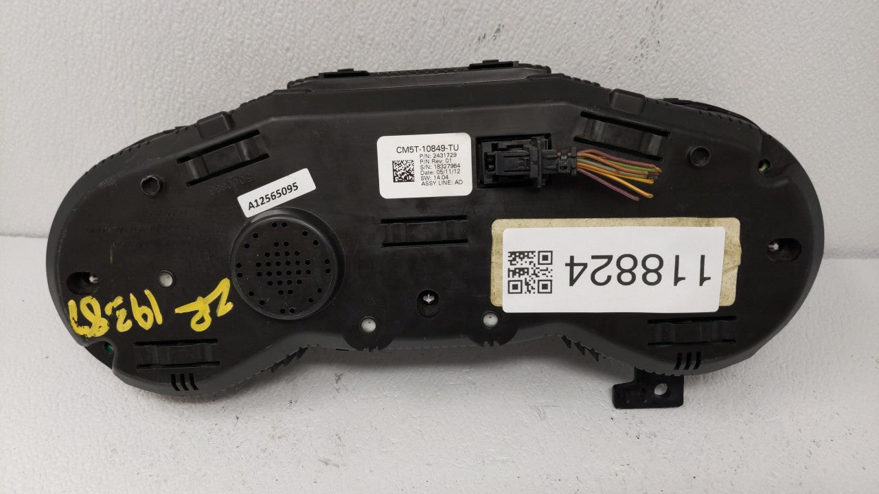 2012 Ford Focus Instrument Cluster Speedometer Gauges Fits OEM Used Auto Parts - Oemusedautoparts1.com
