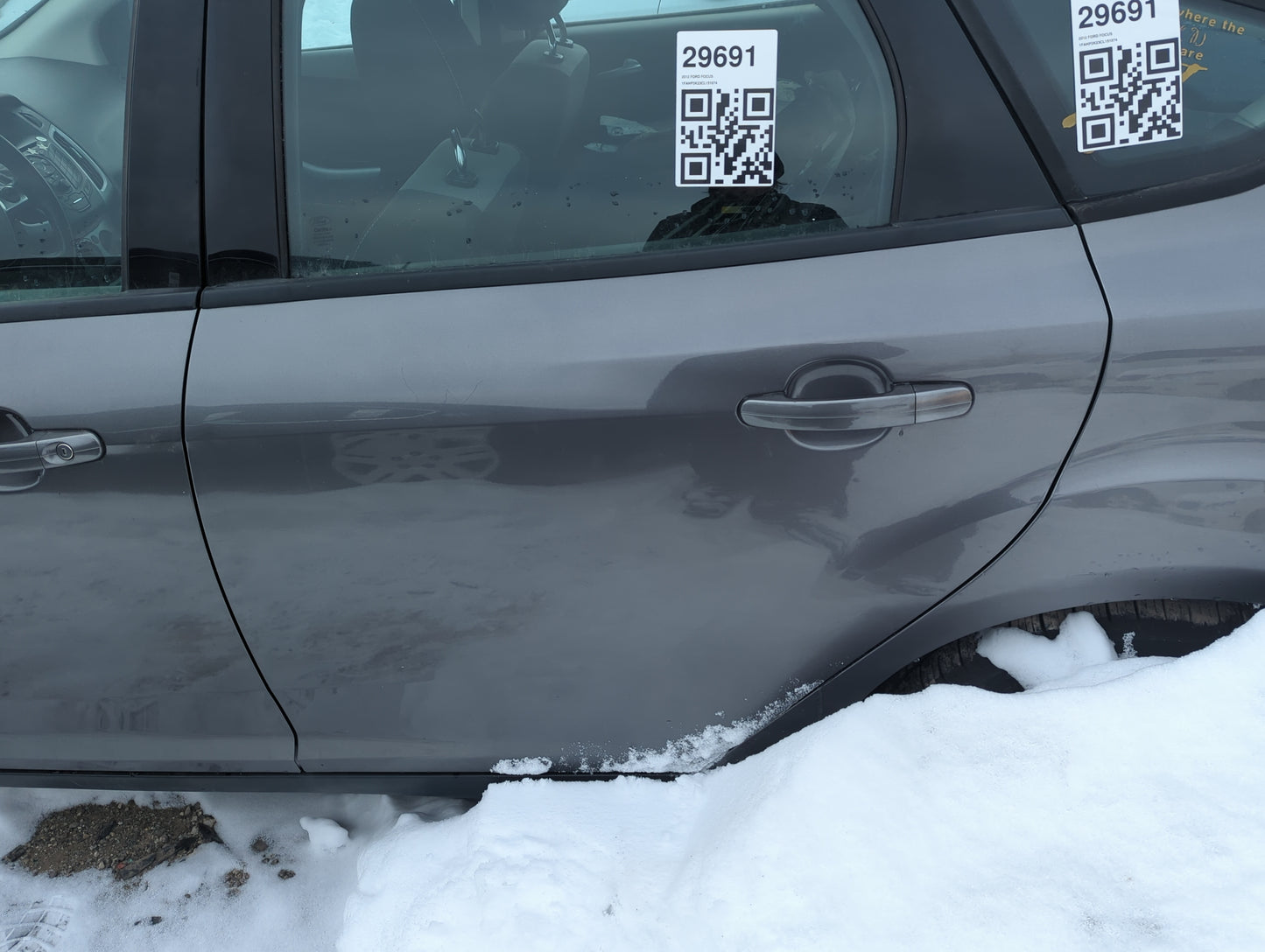 2012-2018 Ford Focus Driver Rear Door Oem 1355194 - Oemusedautoparts1.com