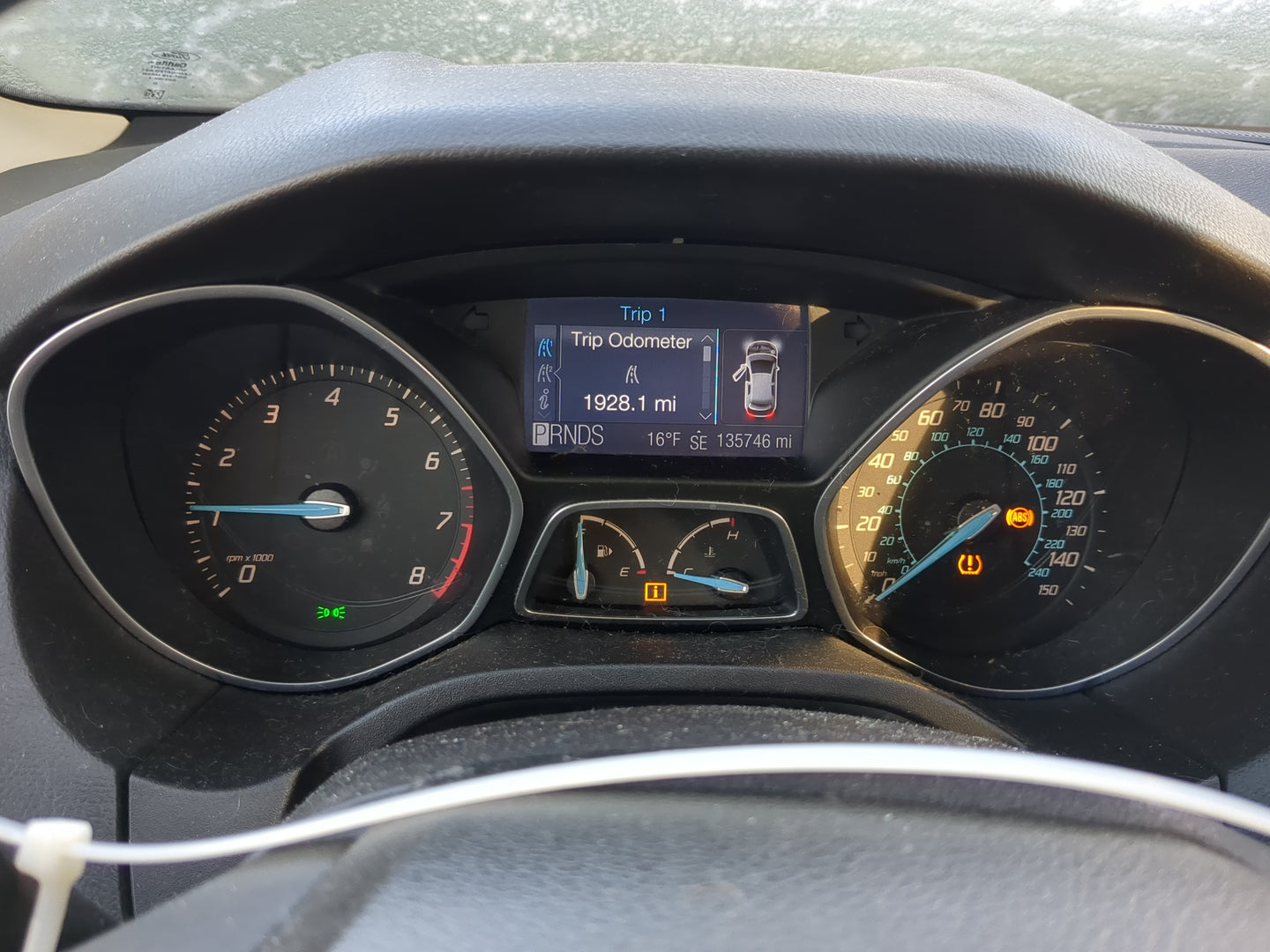 2012-2018 Ford Focus Instrument Cluster Speedometer Gauges Fits Fits 2012 2013 2014 2015 2016 2017 2018 OEM Used Auto Parts 