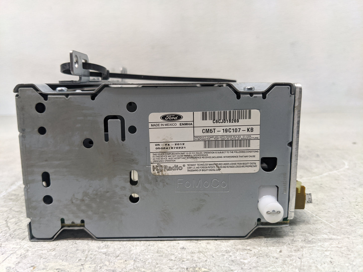 2012-2013 Ford Focus Radio AM FM Cd Player Receiver Replacement P/N:CM5T-19C107-KB CM5T18K811KA Fits Fits 2012 2013 OEM Used