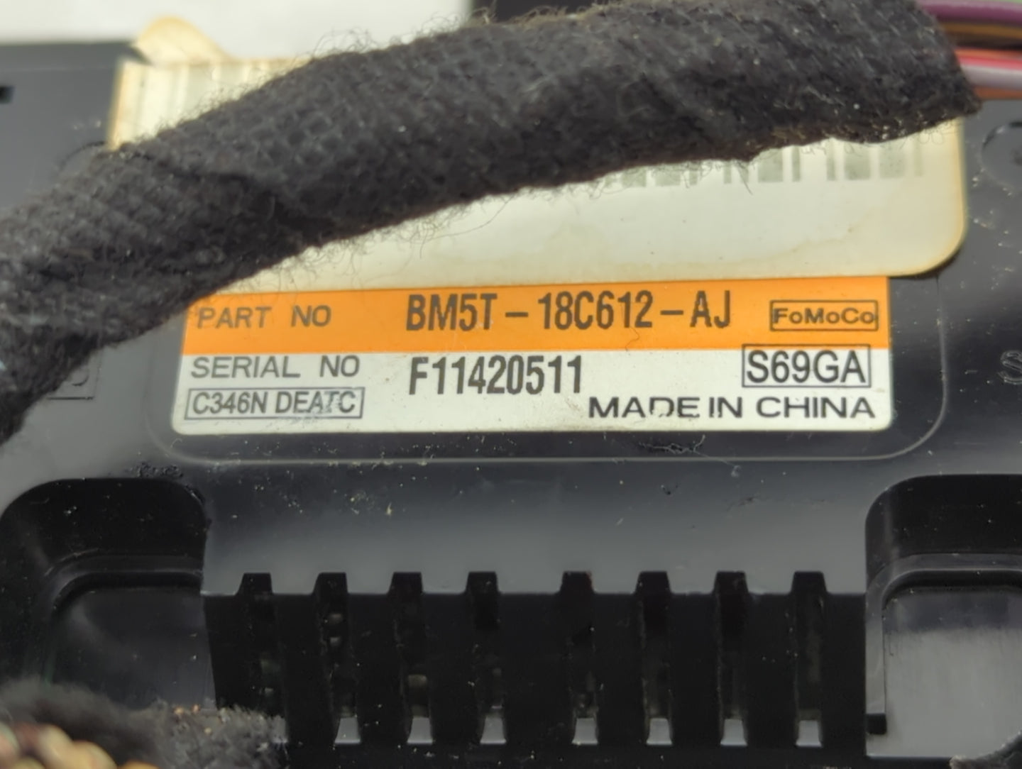 2012 Ford Focus Climate Control Module Temperature AC/Heater Replacement P/N:BM5T-18C612-AJ Fits OEM Used Auto Parts - Oemus