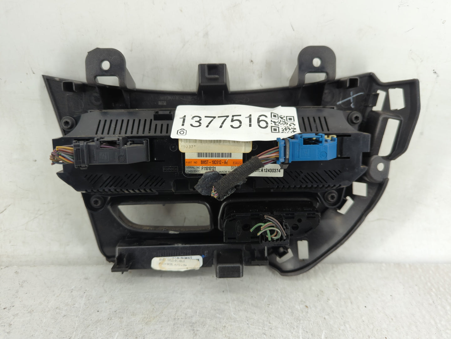 2012 Ford Focus Climate Control Module Temperature AC/Heater Replacement P/N:BM5T-18C612-AE Fits OEM Used Auto Parts - Oemus
