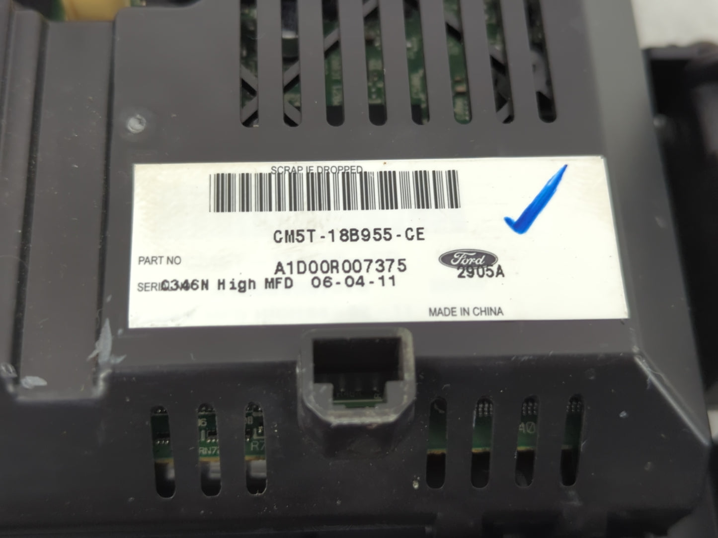 2012-2012 Ford Focus Information Display Screen - Oemusedautoparts1.com