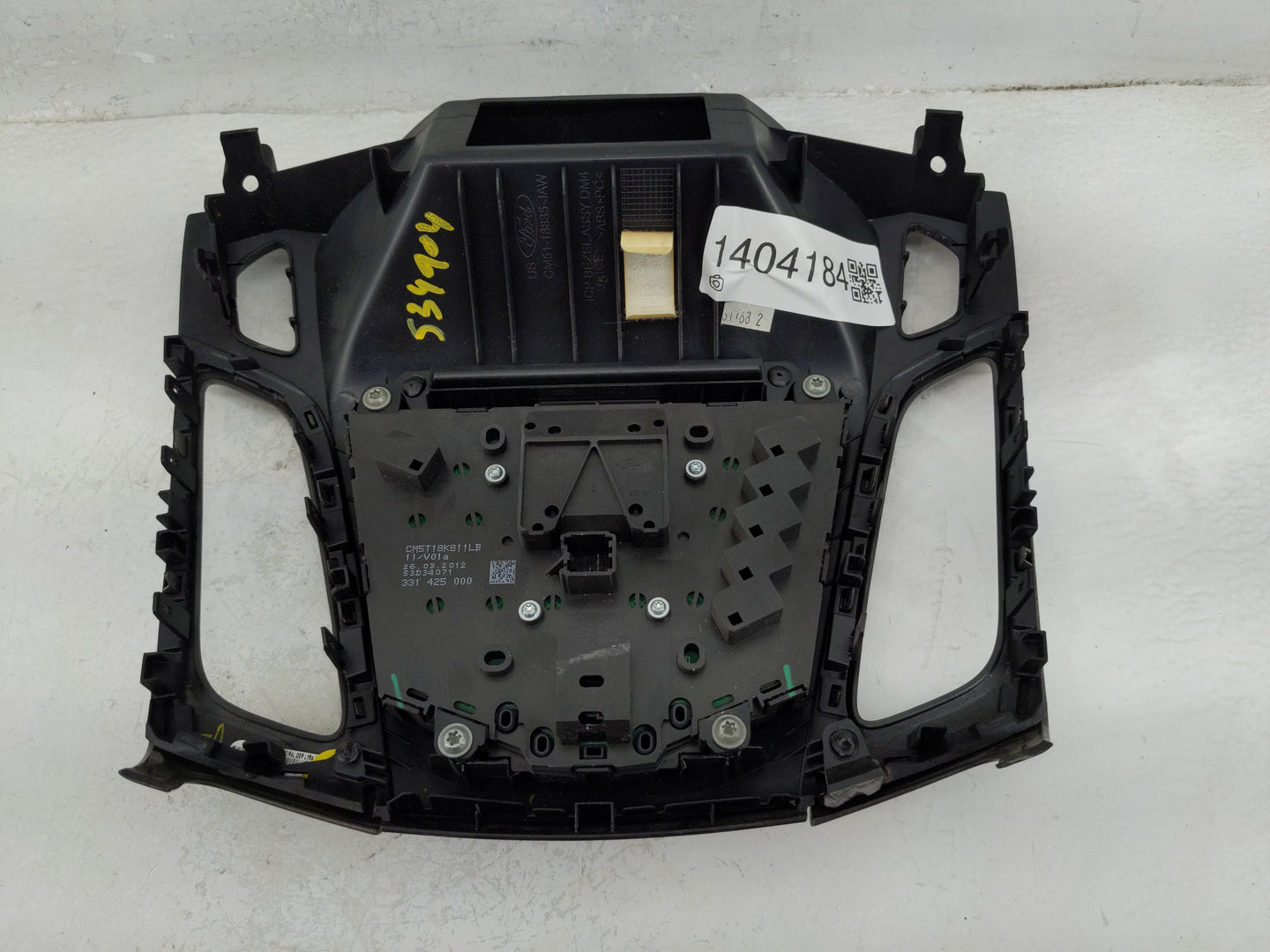 2012-2013 Ford Focus Radio Control Panel - Oemusedautoparts1.com