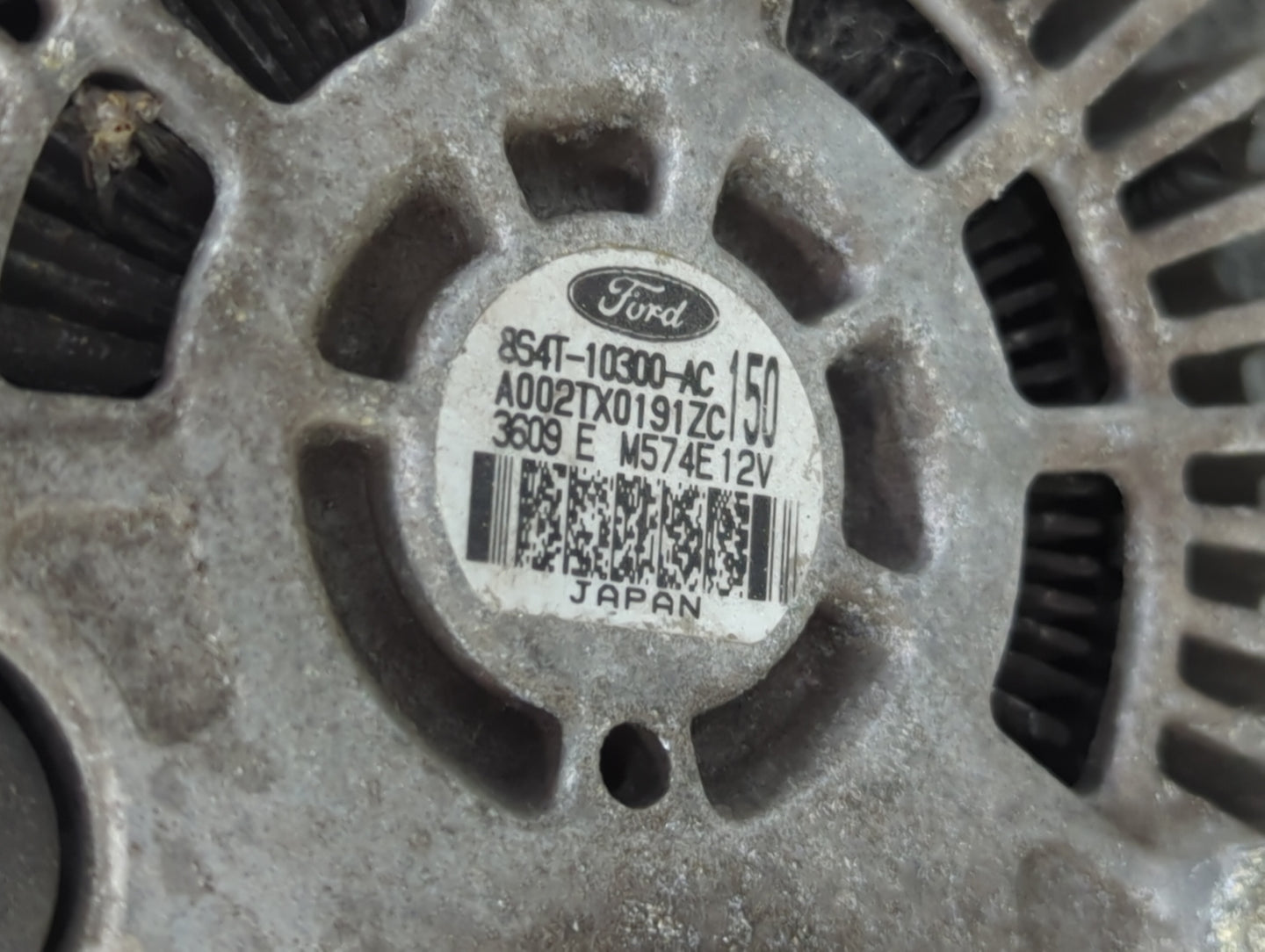 2012-2018 Ford Focus Alternator Replacement Generator Charging Assembly Engine OEM P/N:8S4T-10300-AC Fits OEM Used Auto Part