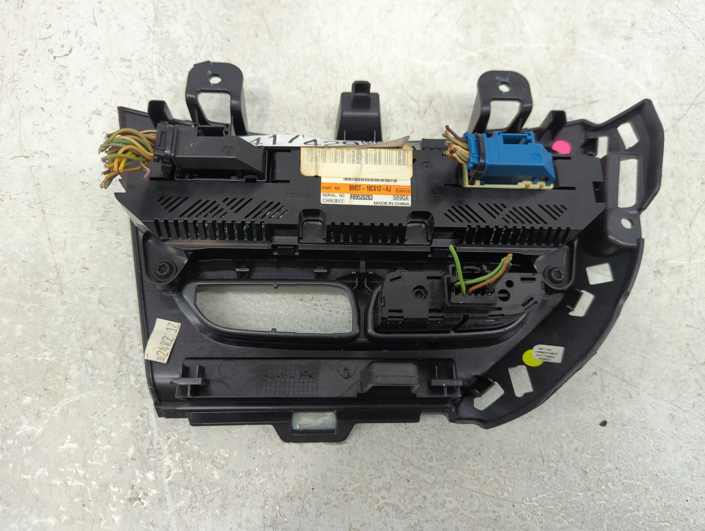 2012 Ford Focus Climate Control Module Temperature AC/Heater Replacement P/N:BM5T-18C612-AJ Fits OEM Used Auto Parts - Oemus