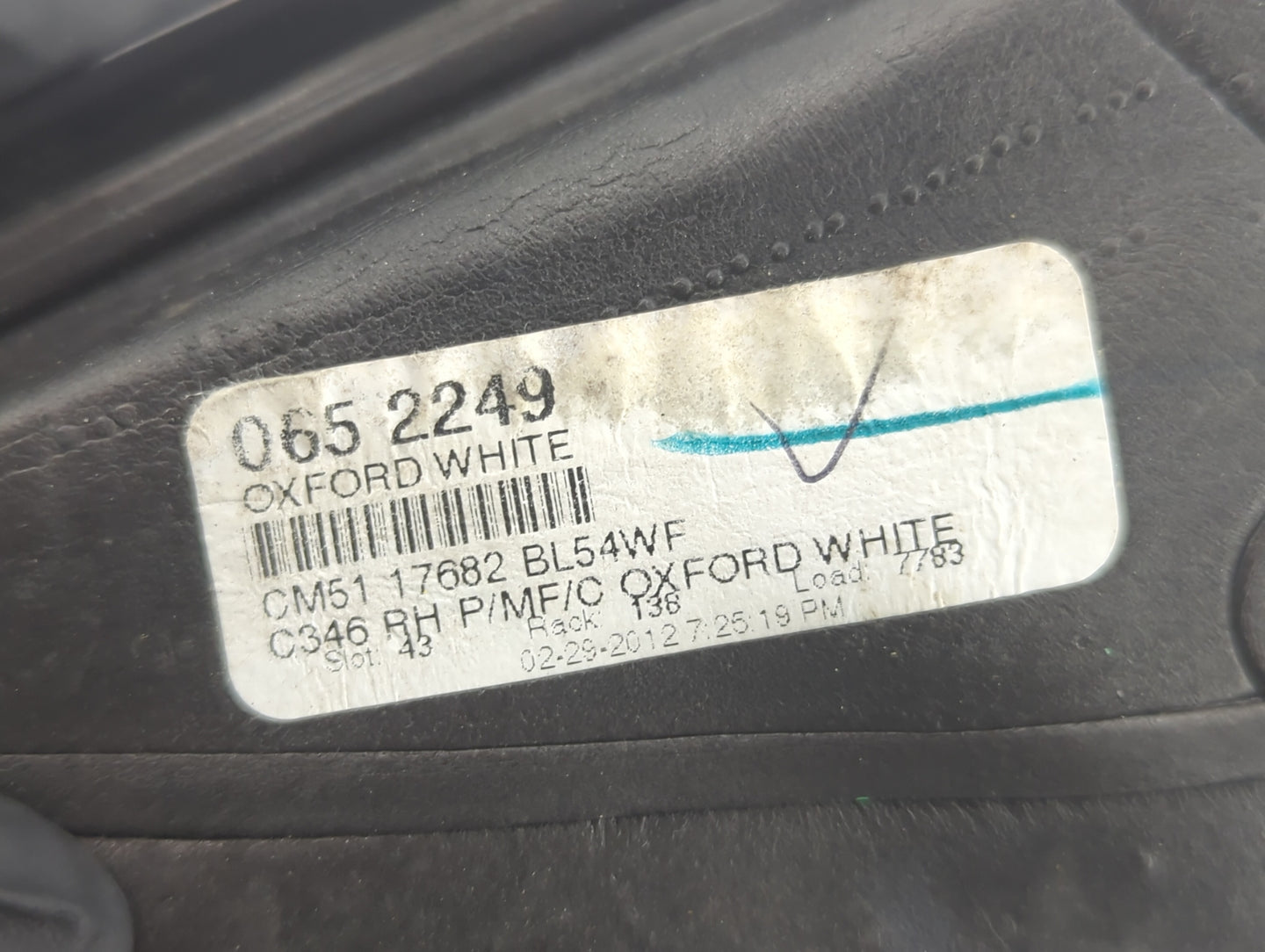 2012-2014 Ford Focus Passenger Side View Mirror - Right Door Mirror OEM Used - Oemusedautoparts1.com