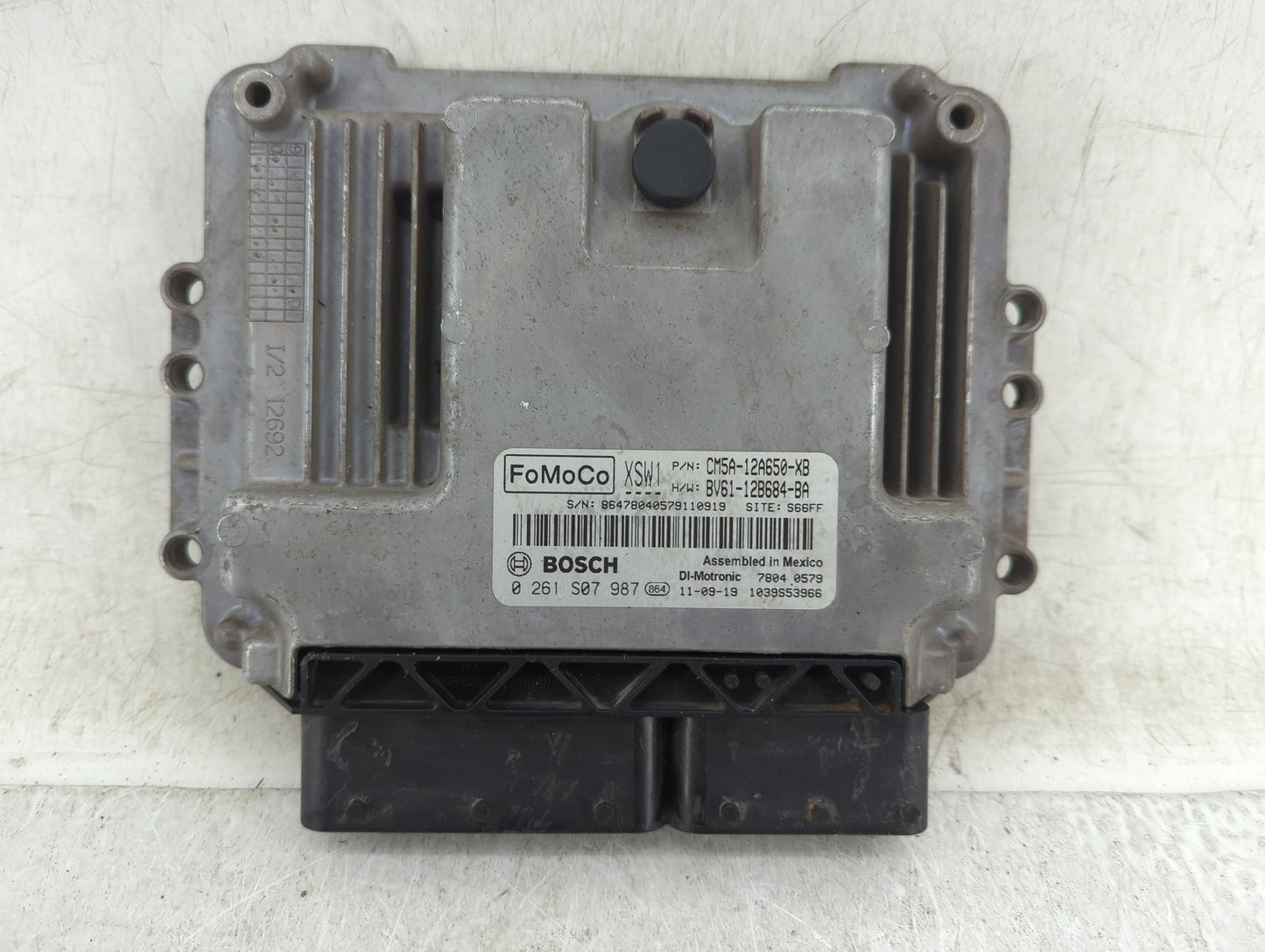 2012-2013 Ford Focus PCM Engine Control Computer ECU ECM PCU OEM P/N:CM5A-12A650-XB 0 261 S07 987 Fits Fits 2012 2013 OEM Us