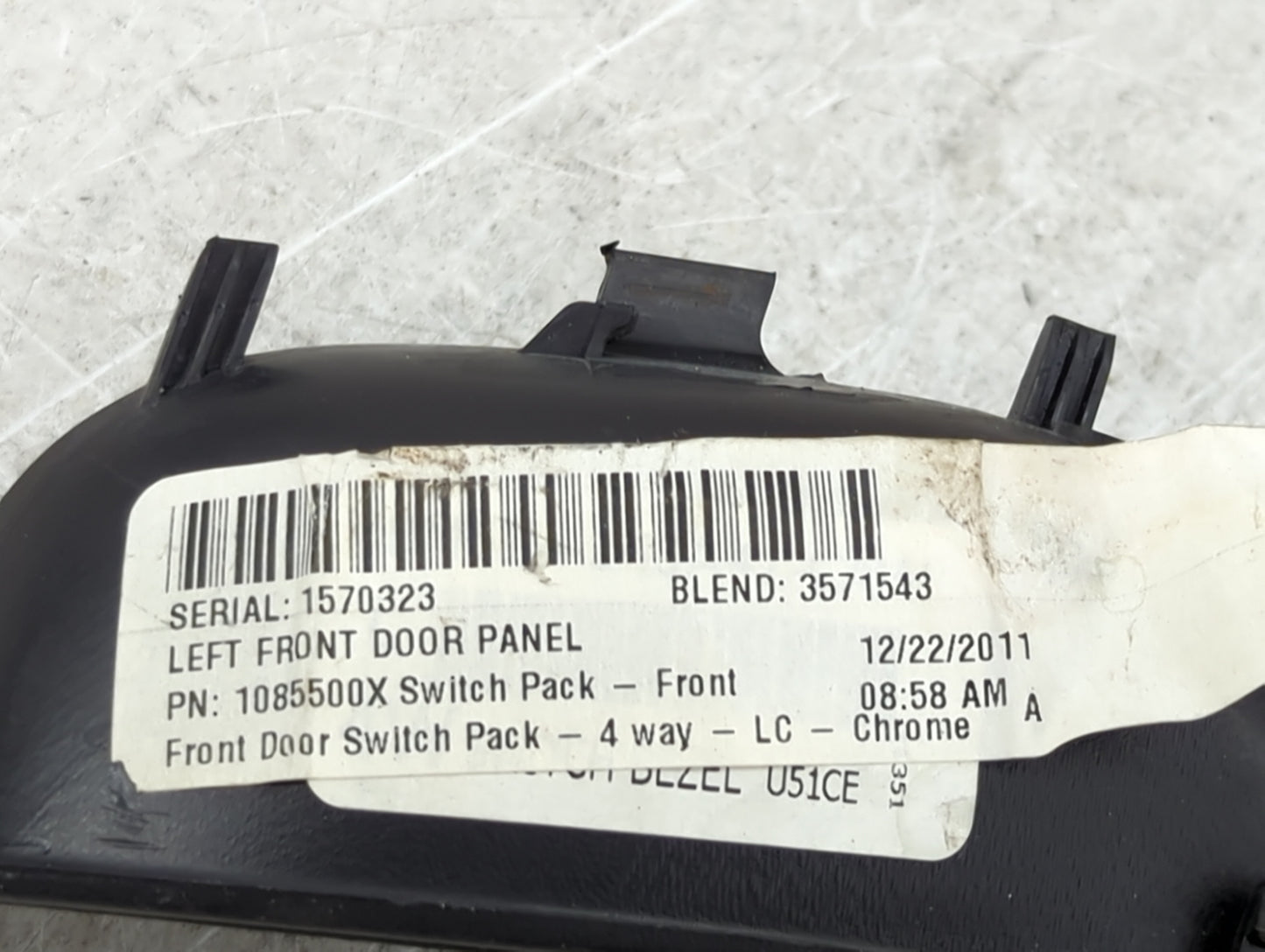 2012-2018 Ford Focus Master Power Window Switch Replacement Driver Side Left P/N:AM51-14A132-AA 1085500X Fits OEM Used Auto 