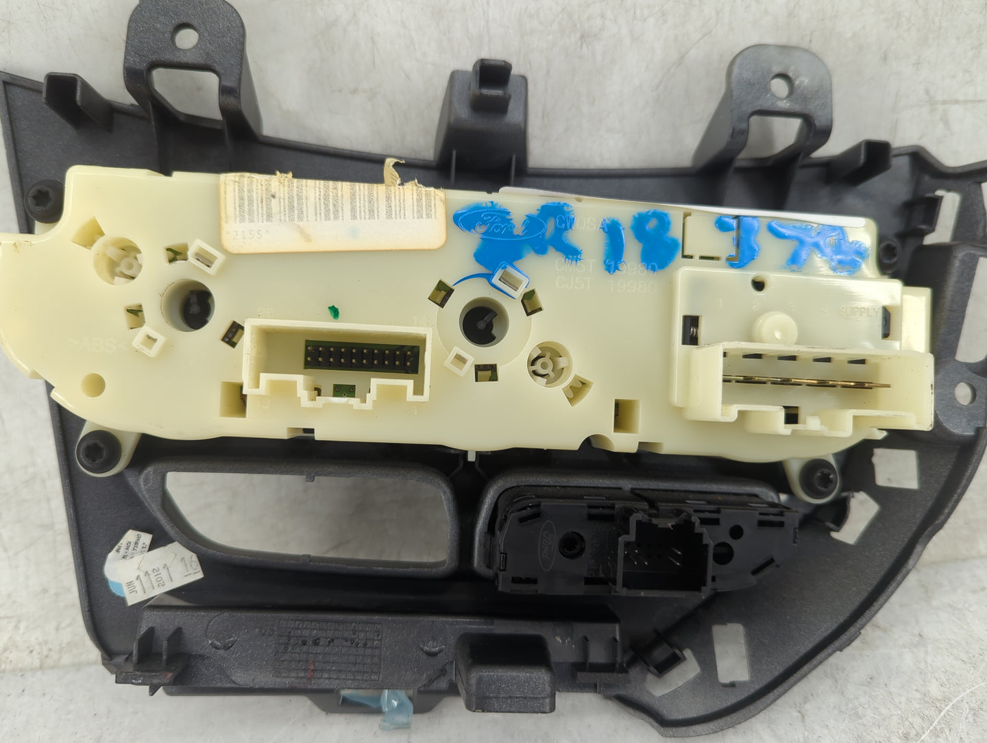 2012 Ford Focus Climate Control Module Temperature AC/Heater Replacement Fits OEM Used Auto Parts - Oemusedautoparts1.com