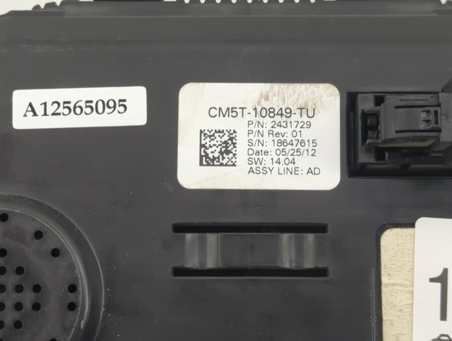 2012 Ford Focus Instrument Cluster Speedometer Gauges P/N:CM5T-10849-TU 2431729 Fits OEM Used Auto Parts - Oemusedautoparts1
