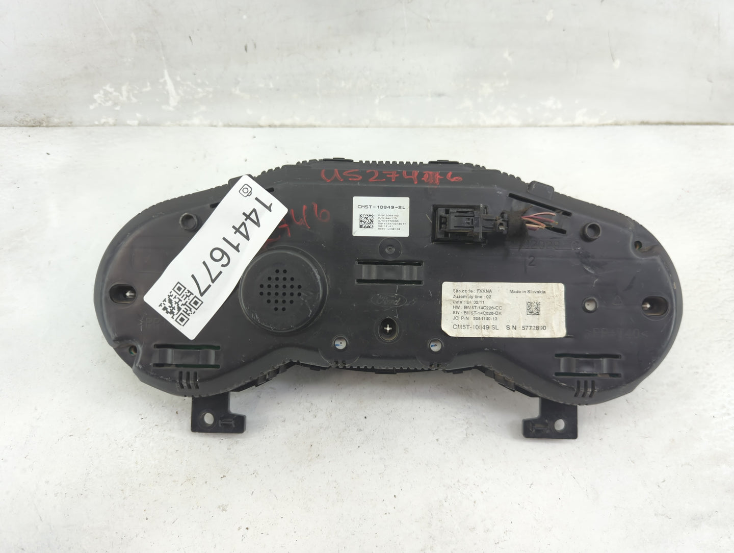 2012 Ford Focus Instrument Cluster Speedometer Gauges P/N:CM5T-10849-SL BM5T-14C026-DX, BM5T-14C026-CC, 2064140 Fits OEM Use