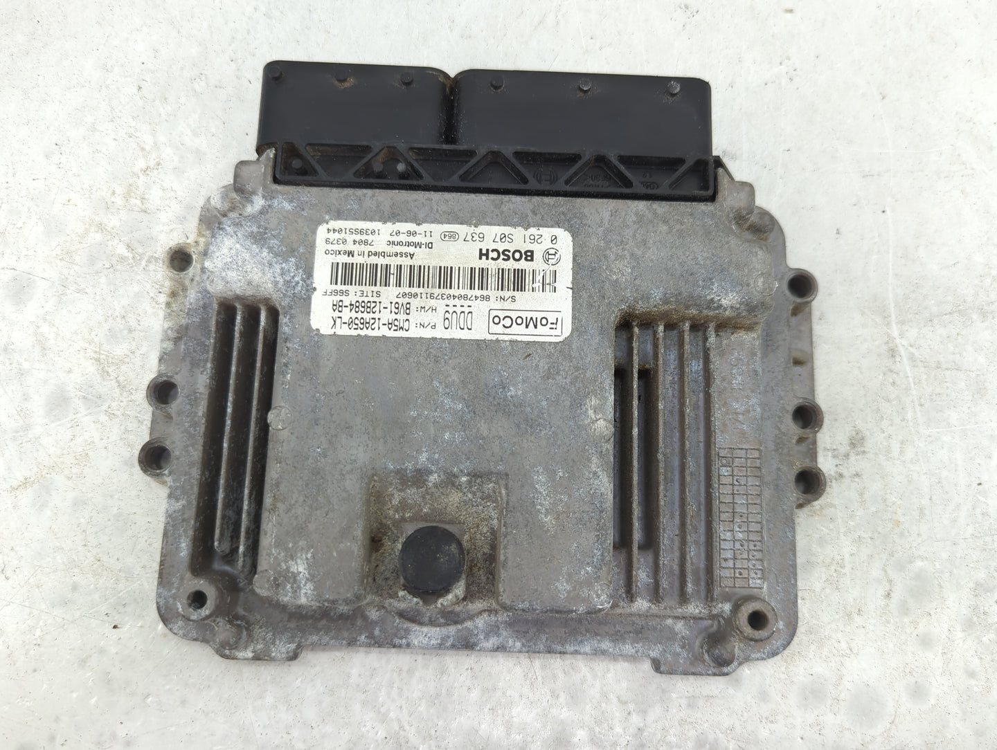 2012-2013 Ford Focus PCM Engine Control Computer ECU ECM PCU OEM P/N:CM5A-12A650-LK BV61-12B684-BA, 0261S07637 Fits Fits 201
