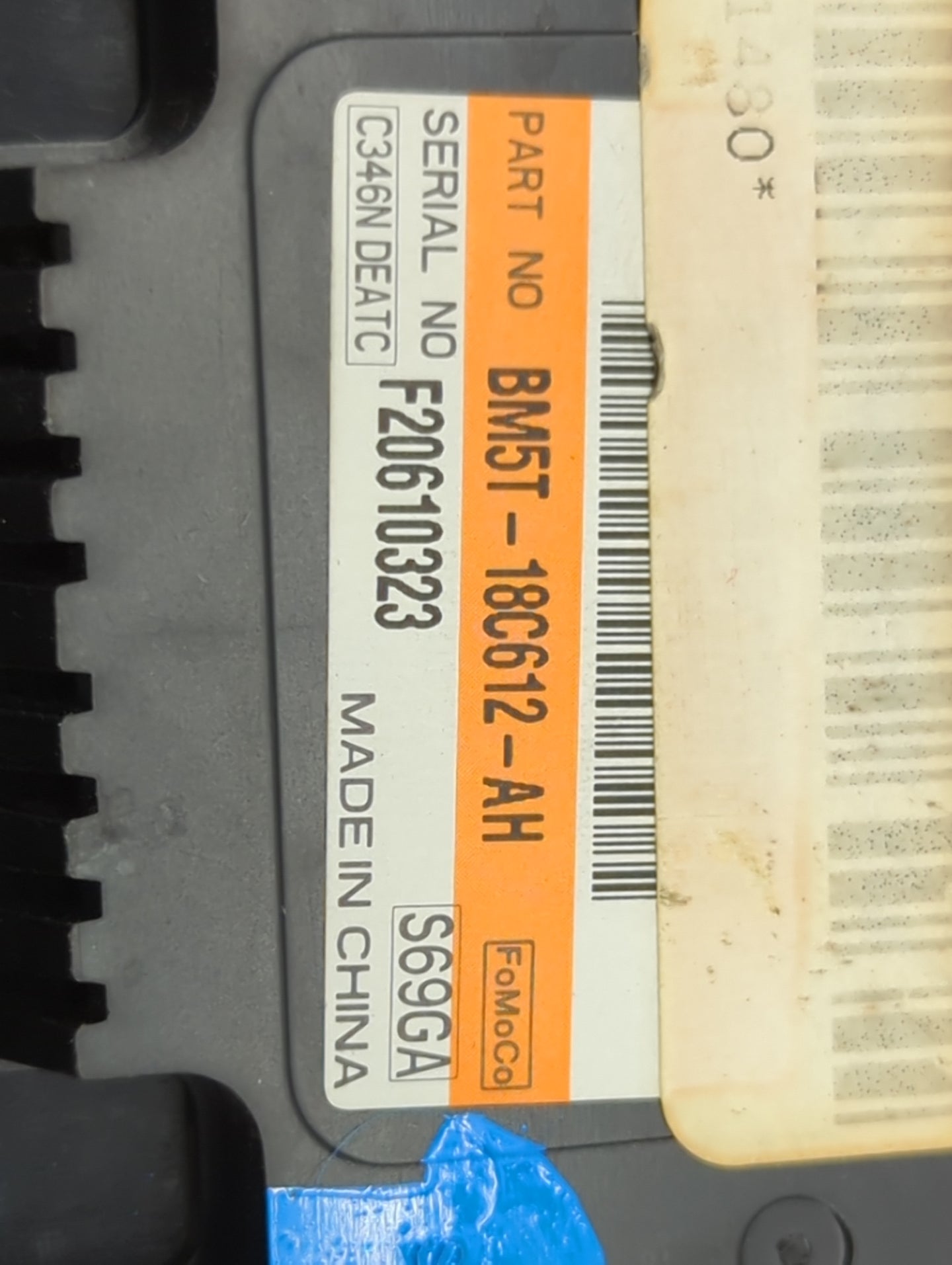 2012 Ford Focus Climate Control Module Temperature AC/Heater Replacement P/N:BM5T-18C612-AH F20610323 Fits OEM Used Auto Par