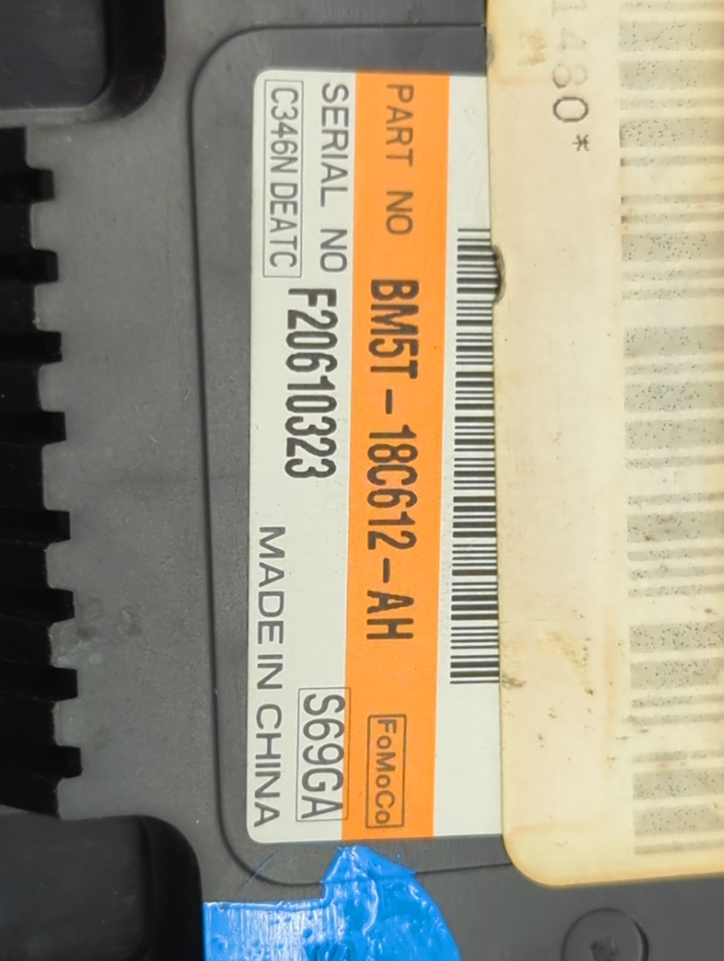 2012 Ford Focus Climate Control Module Temperature AC/Heater Replacement P/N:BM5T-18C612-AH F20610323 Fits OEM Used Auto Par