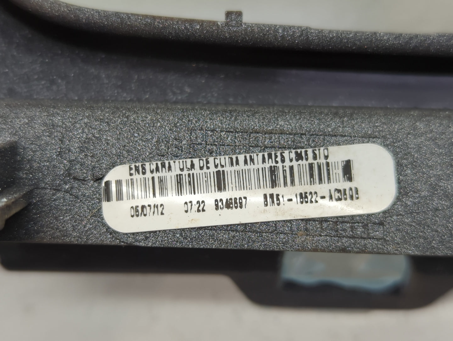 2012 Ford Focus Climate Control Module Temperature AC/Heater Replacement P/N:BM51-18522-A 9345697 Fits OEM Used Auto Parts -