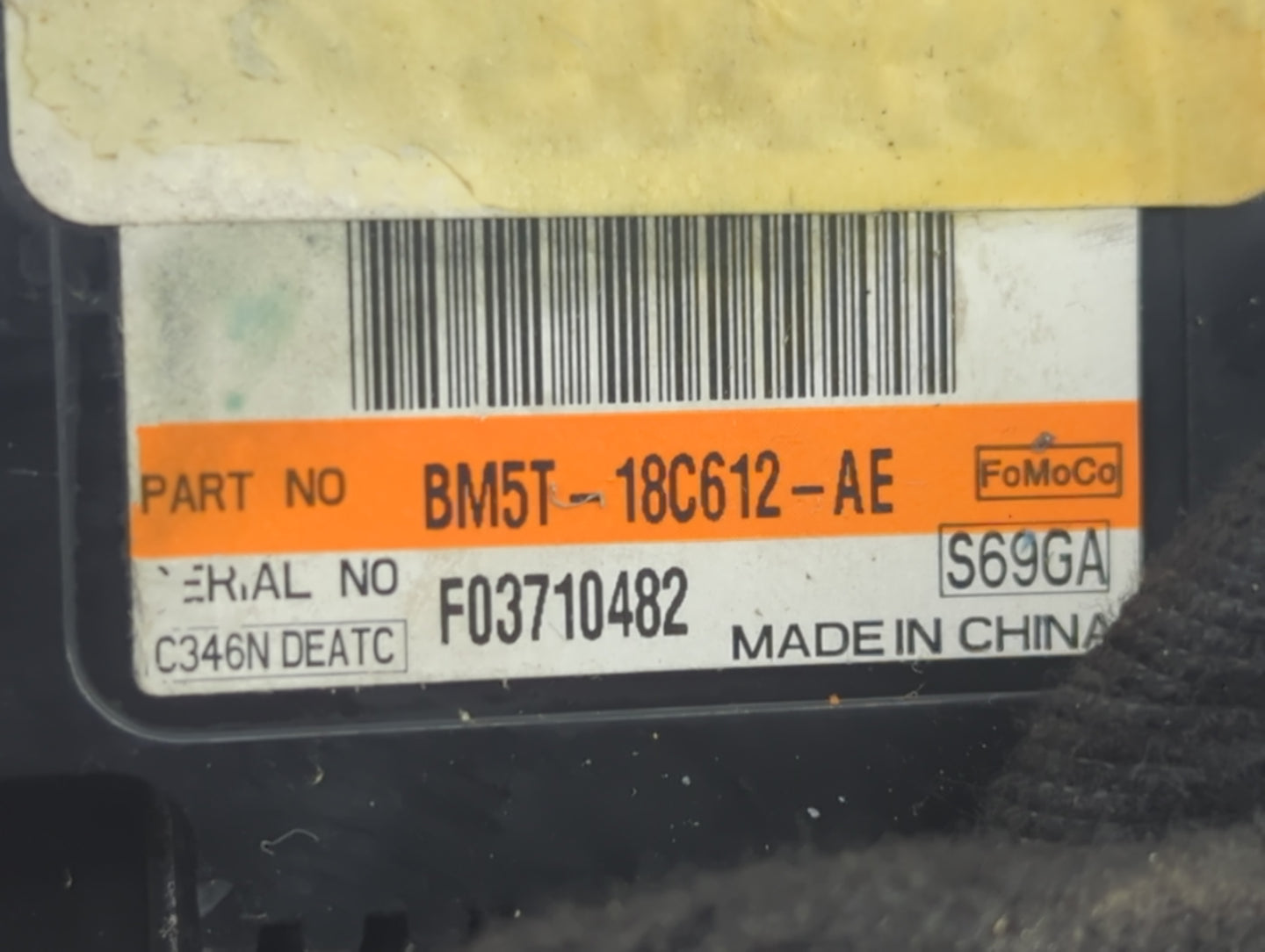 2012 Ford Focus Climate Control Module Temperature AC/Heater Replacement P/N:BM5T-18C612-AE Fits OEM Used Auto Parts - Oemus