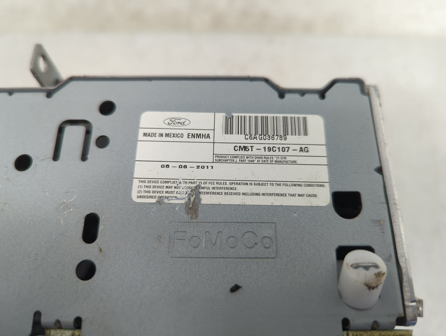 2012-2014 Ford Focus Radio AM FM Cd Player Receiver Replacement P/N:CM5T-19C107-AG C6AG036789 Fits Fits 2012 2013 2014 OEM U