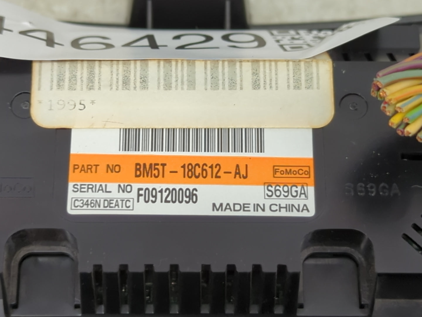 2012 Ford Focus Climate Control Module Temperature AC/Heater Replacement P/N:BM5T-18C612-AJ Fits OEM Used Auto Parts - Oemus