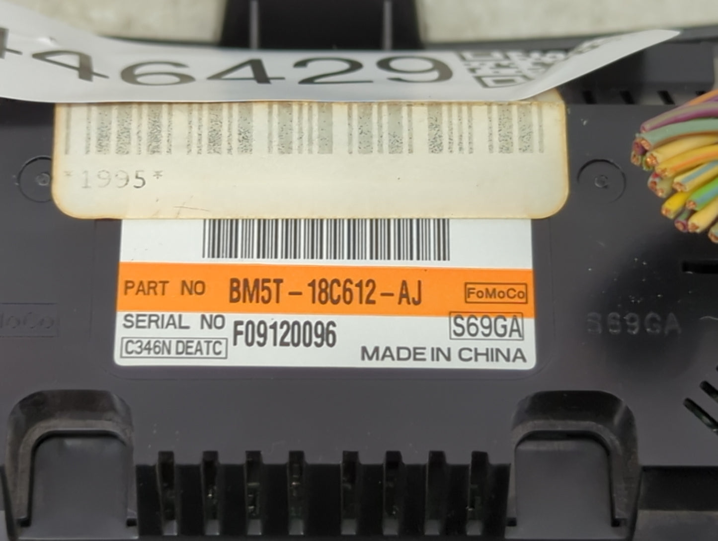 2012 Ford Focus Climate Control Module Temperature AC/Heater Replacement P/N:BM5T-18C612-AJ Fits OEM Used Auto Parts - Oemus