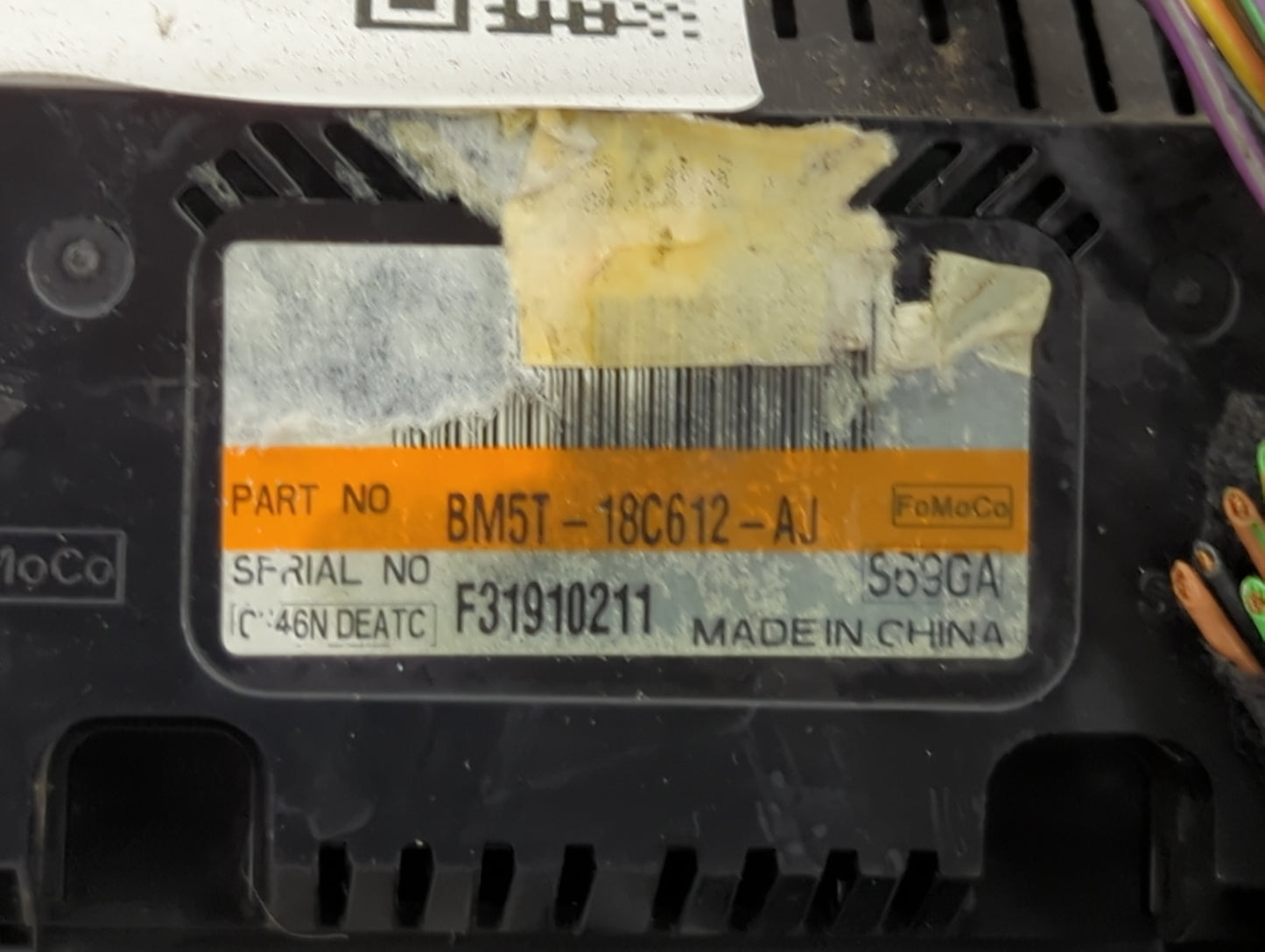 2012 Ford Focus Climate Control Module Temperature AC/Heater Replacement P/N:BM5T-18C612-AJ Fits OEM Used Auto Parts - Oemus