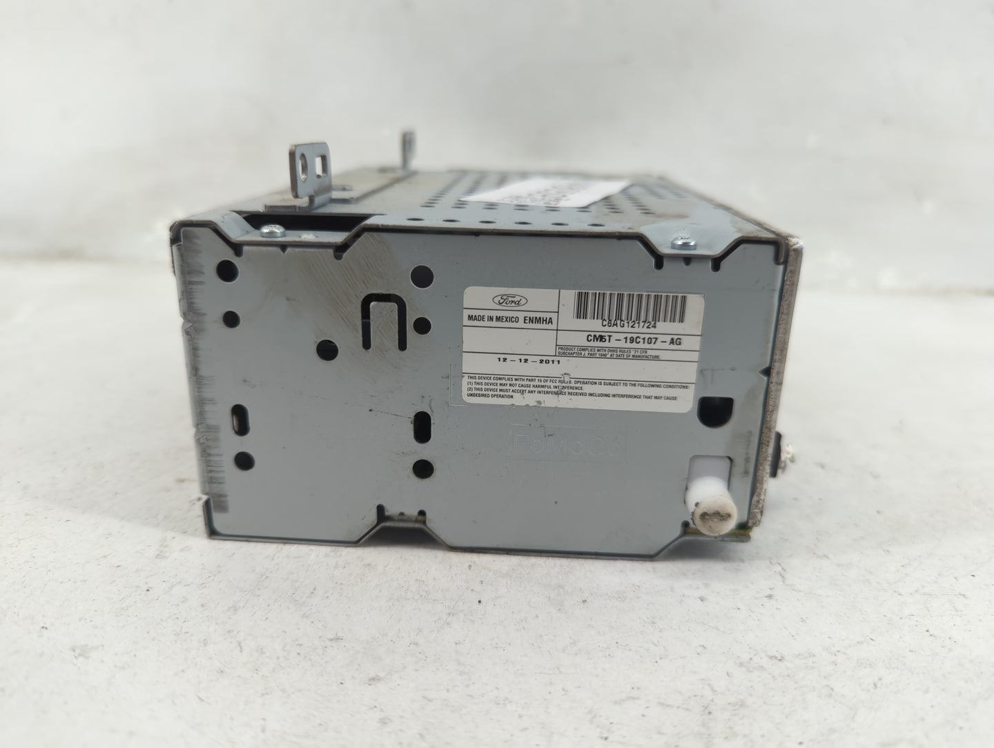2012-2014 Ford Focus Radio AM FM Cd Player Receiver Replacement P/N:CM5T-19C107-AG C6AG121724, A12510057 Fits Fits 2012 2013