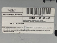 2012-2014 Ford Focus Radio AM FM Cd Player Receiver Replacement P/N:CM5T-19C107-AG C6AG121724, A12510057 Fits Fits 2012 2013