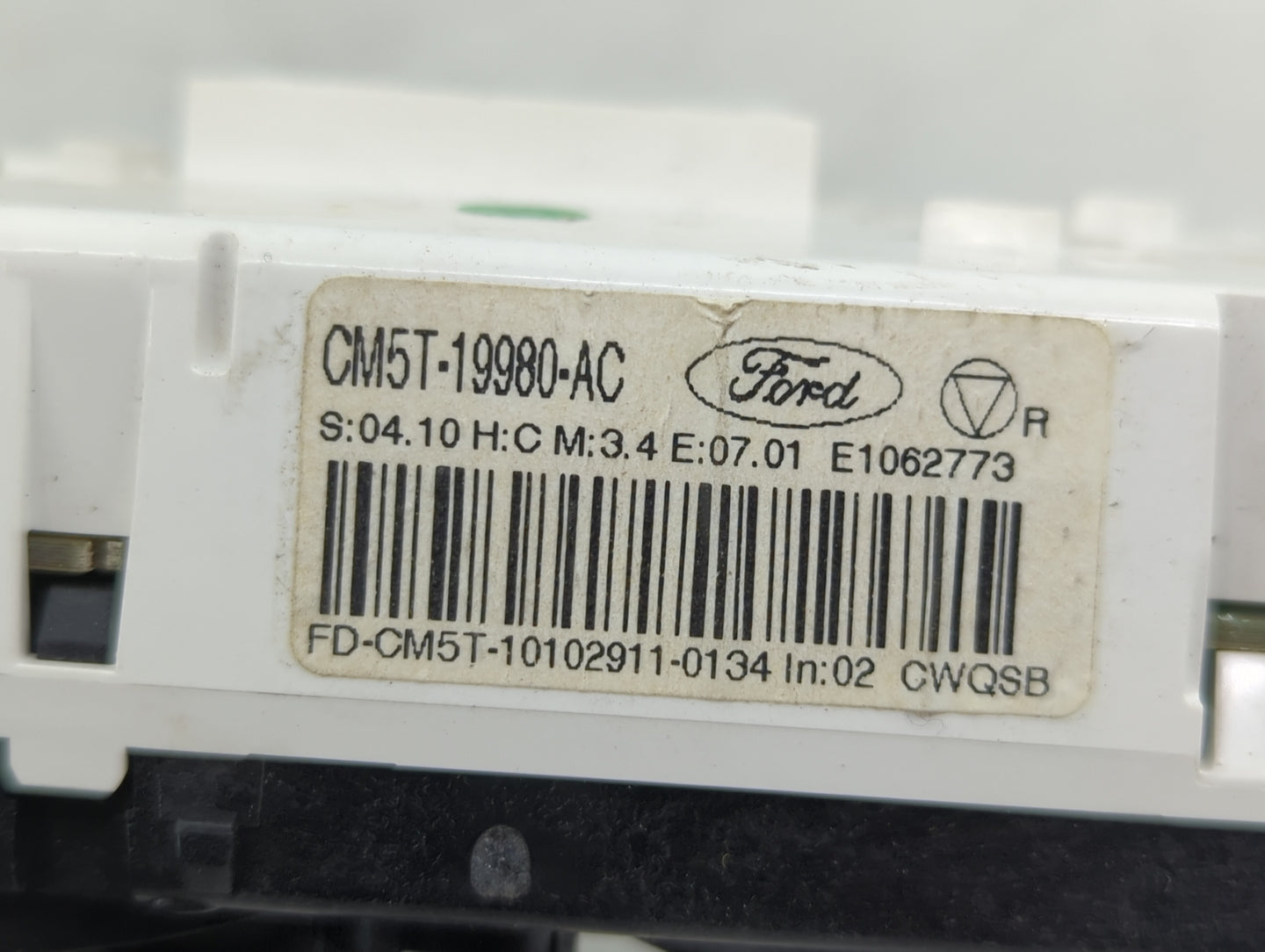 2012 Ford Focus Climate Control Module Temperature AC/Heater Replacement P/N:CM5T-19980-AC Fits OEM Used Auto Parts - Oemuse