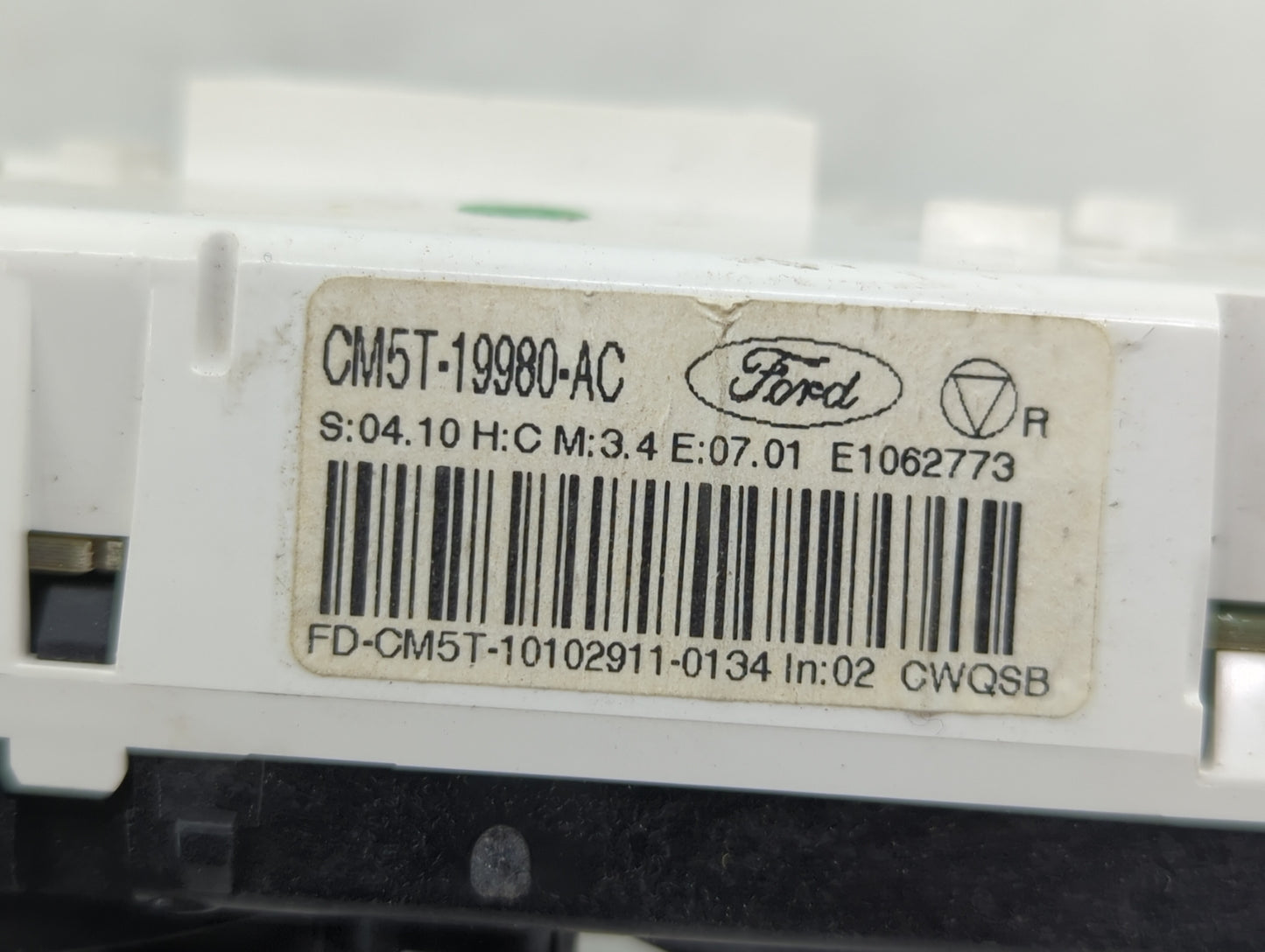 2012 Ford Focus Climate Control Module Temperature AC/Heater Replacement P/N:CM5T-19980-AC Fits OEM Used Auto Parts - Oemuse