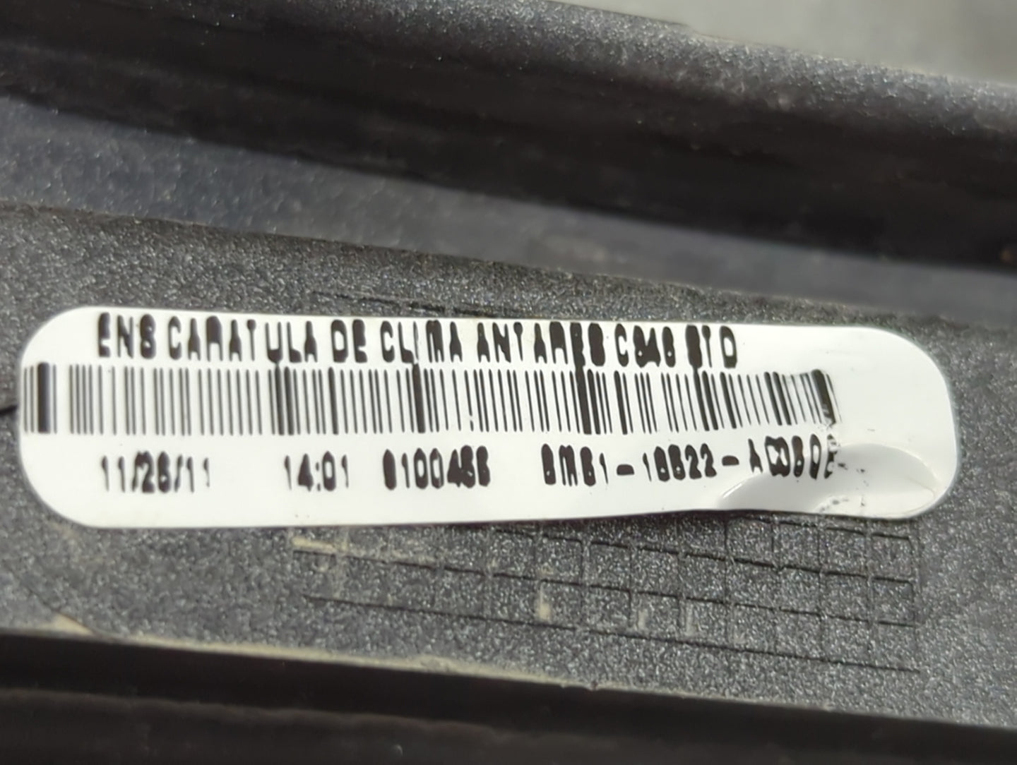 2012 Ford Focus Ac Heater Climate Control Bm5t-19980-ac - Oemusedautoparts1.com