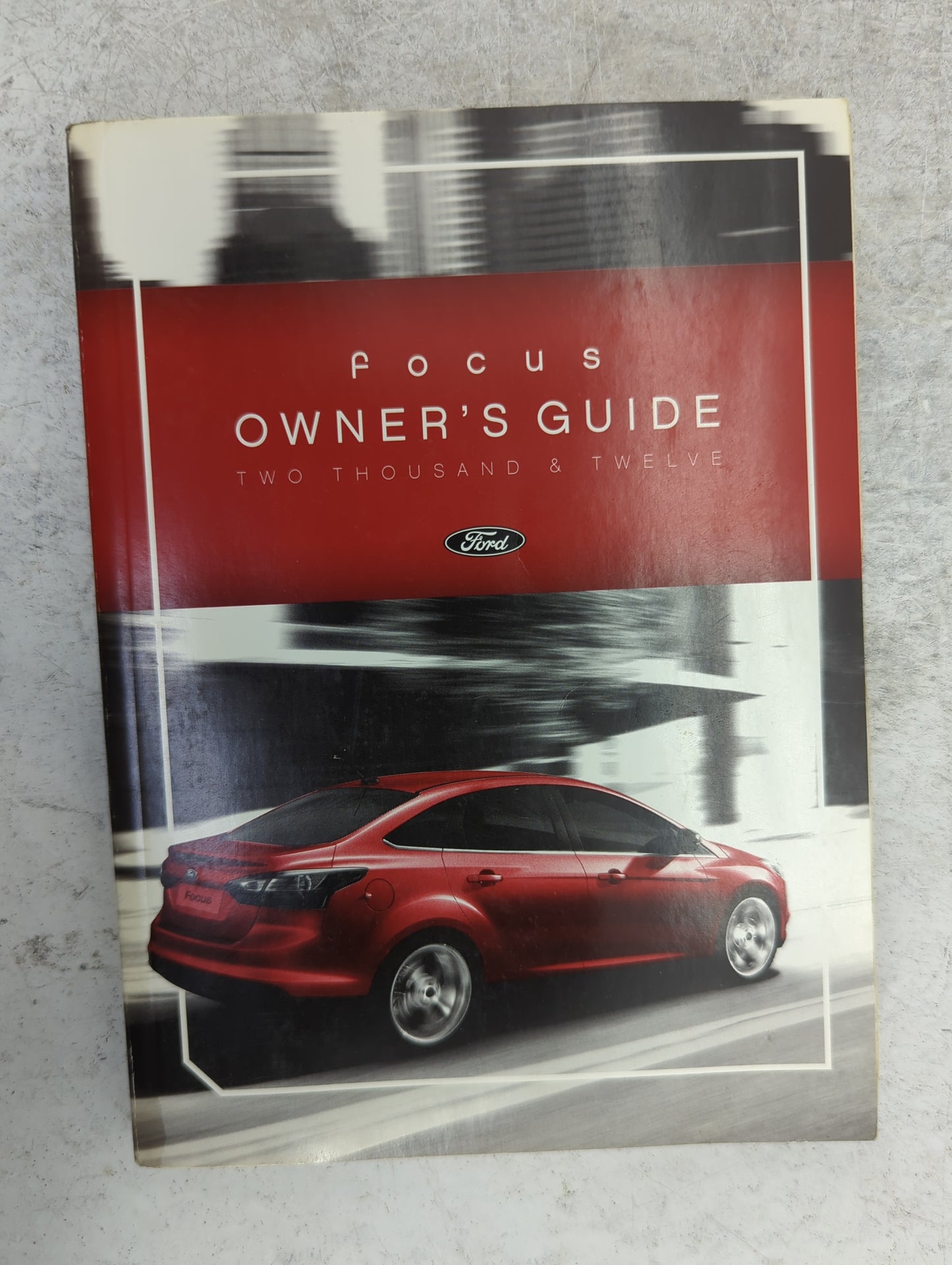 2012 Ford Focus Owners Manual Book Guide P/N:CM5J 19A321 AA OEM Used Auto Parts - Oemusedautoparts1.com
