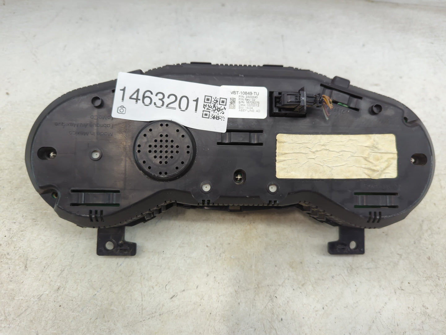 2012 Ford Focus Instrument Cluster Speedometer Gauges P/N:CM5T-10849-TU Miles: Fits OEM Used Auto Parts - Oemusedautoparts1.