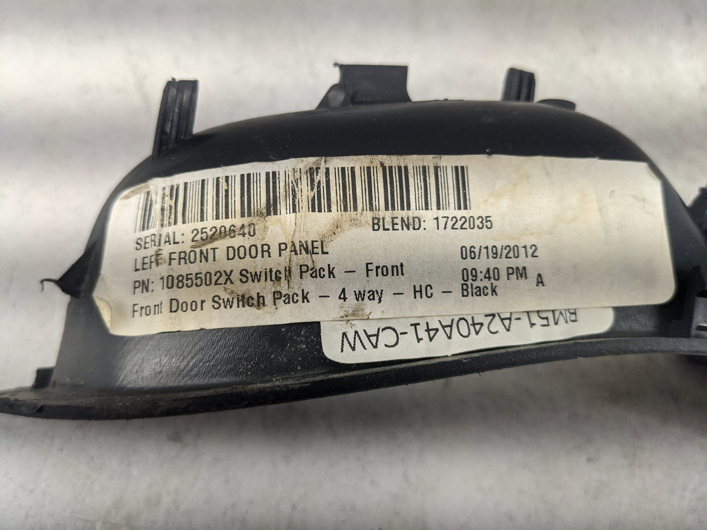 2012-2018 Ford Focus Master Power Window Switch Replacement Driver Side Left P/N:BM51-14A132-AC RM51-A240A41-CAW Fits OEM Us