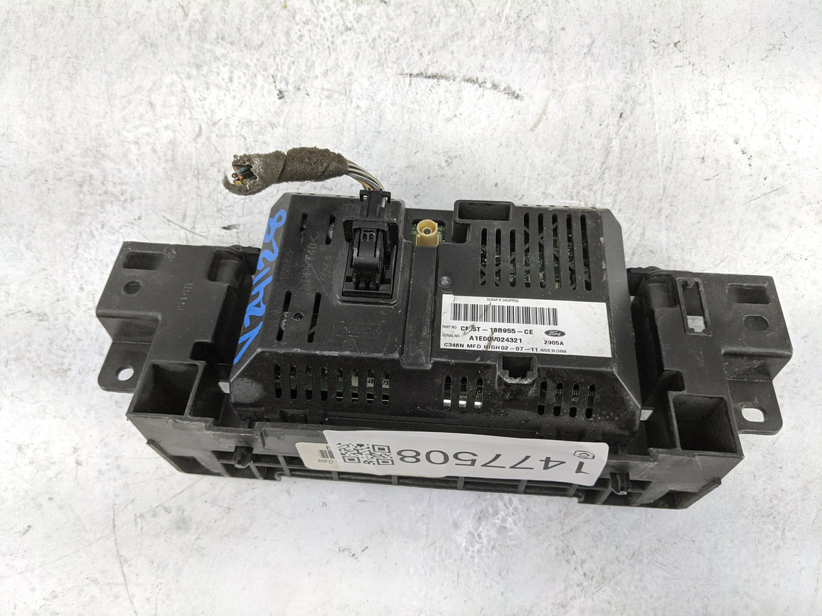 2012-2012 Ford Focus Information Radio Display Screen 1477508 - Oemusedautoparts1.com